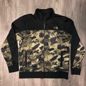 The North Face Camo Full Zip Jacket Size Large